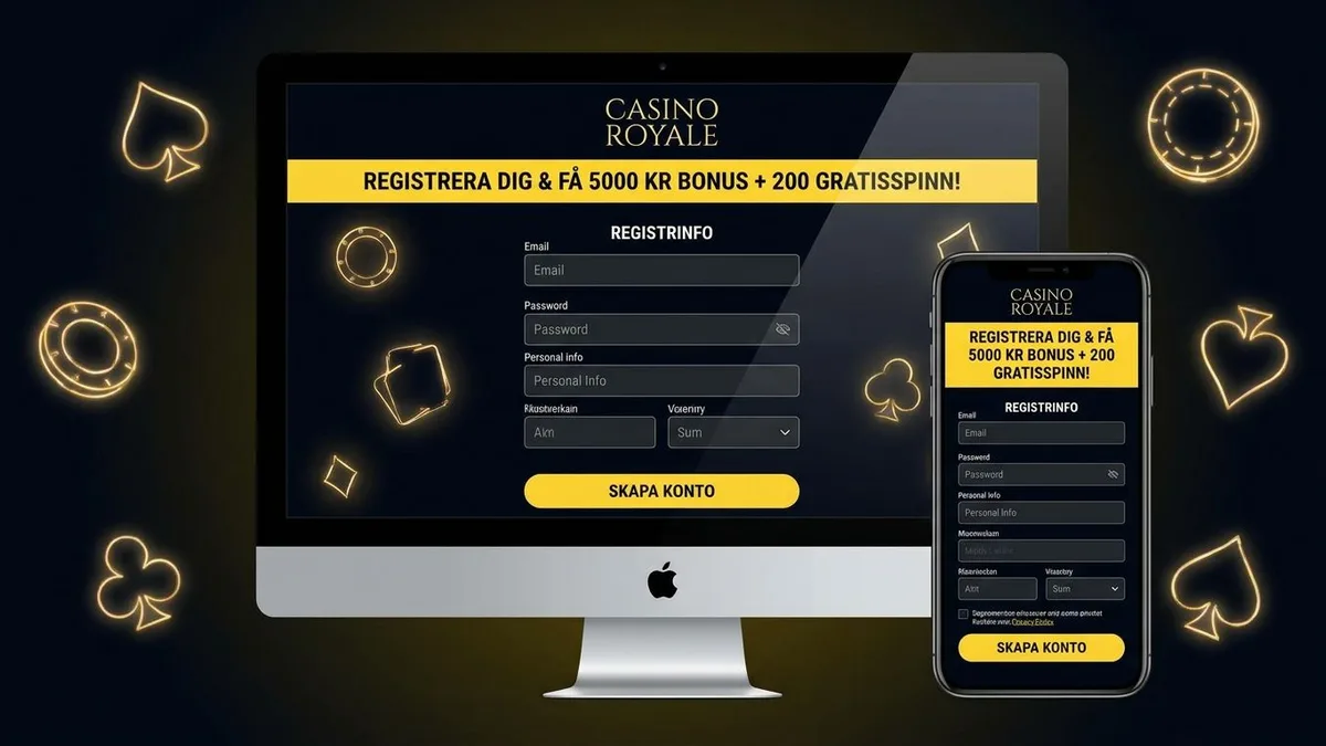 Registrering med bonus