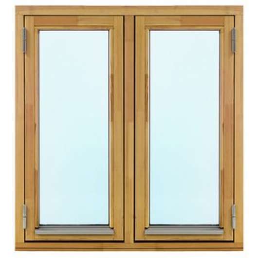 2-glasfönster Trä utåtgående - 2-Luft - Omålat - U-värde 1.3 - Klarglas, 10x5