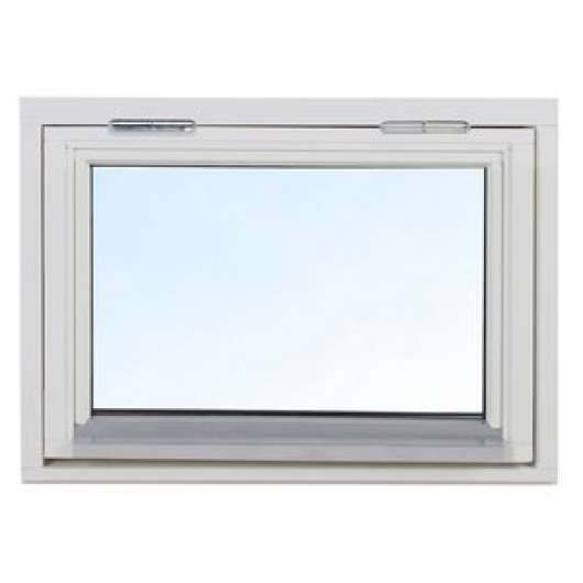 3-glas överkantshängt träfönster - 1-Luft - Klarglas, 6X4 Överhängd