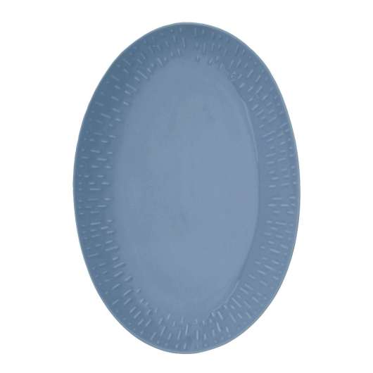 Aida - Confetti Uppläggningsfat ovalt 36x25 cm Blåbär