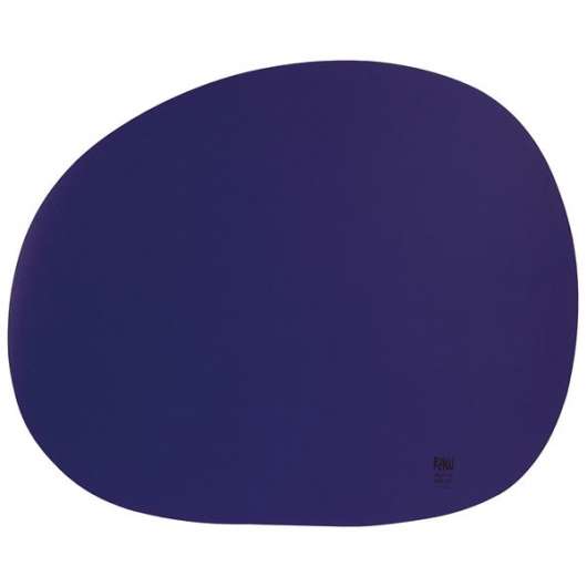 Aida - Raw Glass Bead Organic Bordstablett 33,5x41 cm Azure Blue