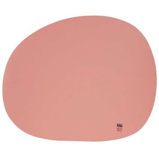 Aida - Raw Glass Bead Organic Bordstablett 33,5x41 cm Pink Sky