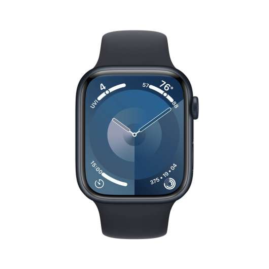 Apple Watch Series 9 GPS+Cell 45mm Midnight AluCase Sport Band - M/L