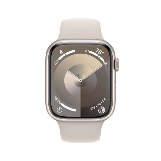 Apple Watch Series 9 GPS+Cell 45mm Starlight Alu Case Sport Band - M/L