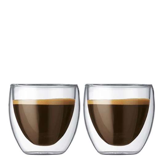 Bodum - Pavina Espressoglas dubbelväggad 8 cl 2-pack