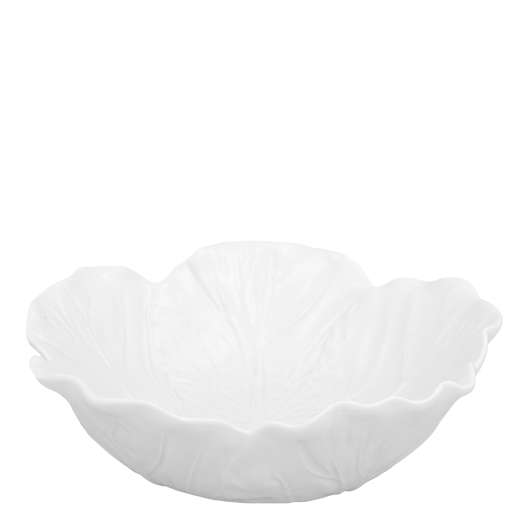 Bordallo Pinheiro - Cabbage Skål Kålblad 22,5 cm Vit