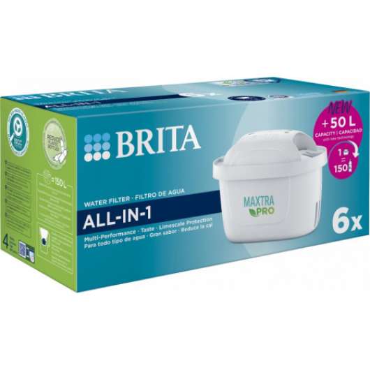 Brita - Filter Maxtra Pro 6 st - snabb leverans