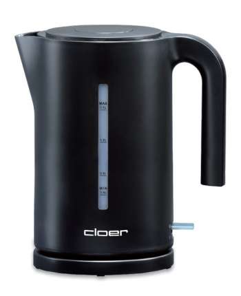 Cloer 4110 1,7 L Black 2000 Watt Vattenkokare - Svart