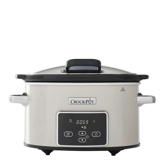 Crock-Pot - Slow Cooker med timer 3,5 L Off-white