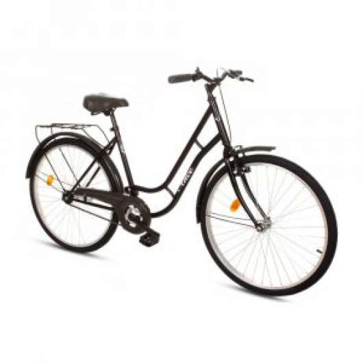 Damcykel Alice Amsterdam 26 - Svart + Cykellampa - Damcyklar, Standardcyklar, Cyklar