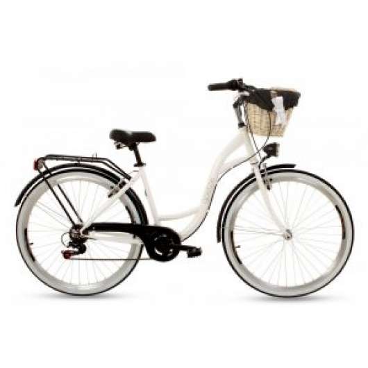 Damcykel Goetze Mood - svart / Vit + Cykellampa - Damcyklar, Standardcyklar, Cyklar