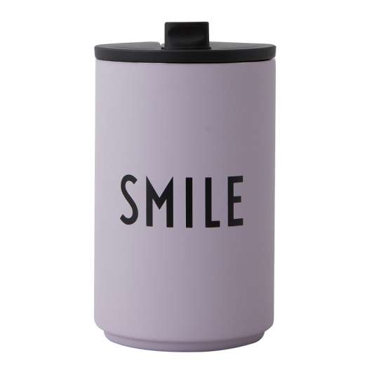 Design Letters - To Go Termosmugg Smile Lavendel