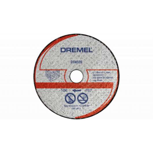 Dremel - kapskiva dsm520 murverk för dsm20