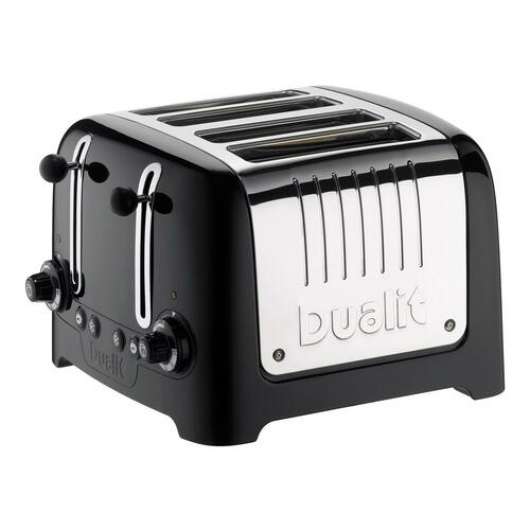 Dualit Lite Toaster 4 Black Brödrost - Svart