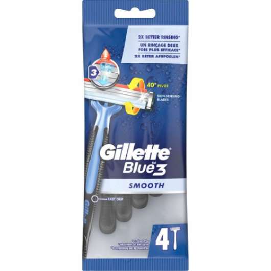 Gillette - Blue3 Smooth. 4-pack Engångshyvel