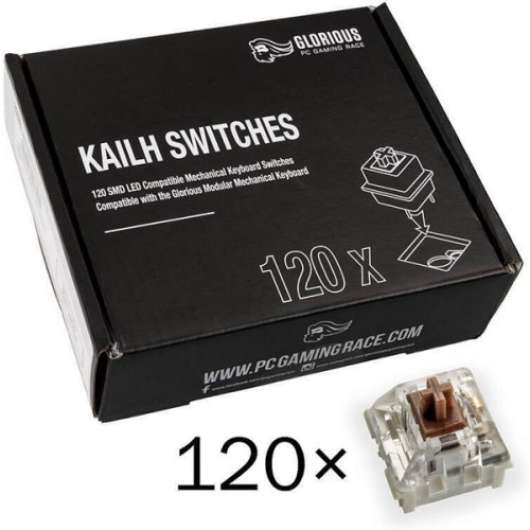 Glorious - Kailh Speed Bronze switchar. 120 kpl