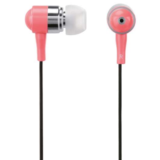 Hama - Shiny in-ear mic silver rosa