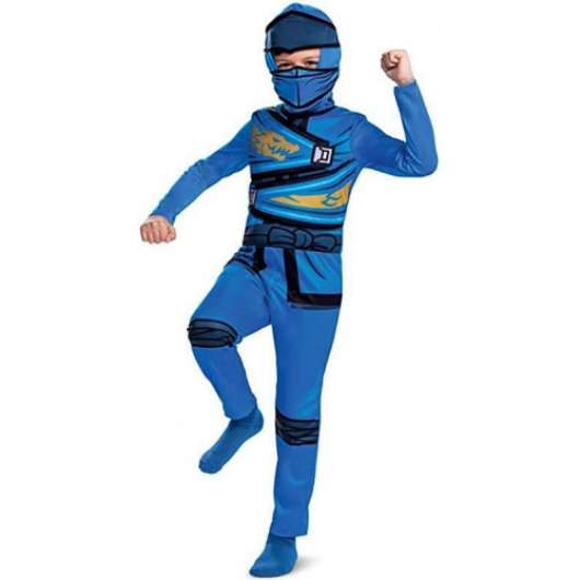 Jakks pacific - ninjago jay fancy utklädnad 4-6 år