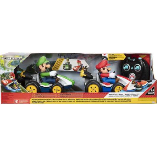 Jakks Pacific - Nintendo Super Mario Kart Luigi and Mario Mini Racer radiostyrd bil 2st - FRI frakt