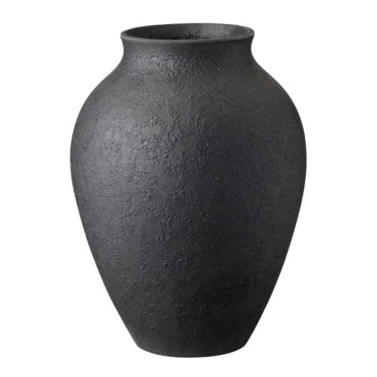 Knabstrup Keramik - Knabstrup Vas 20 cm Svart