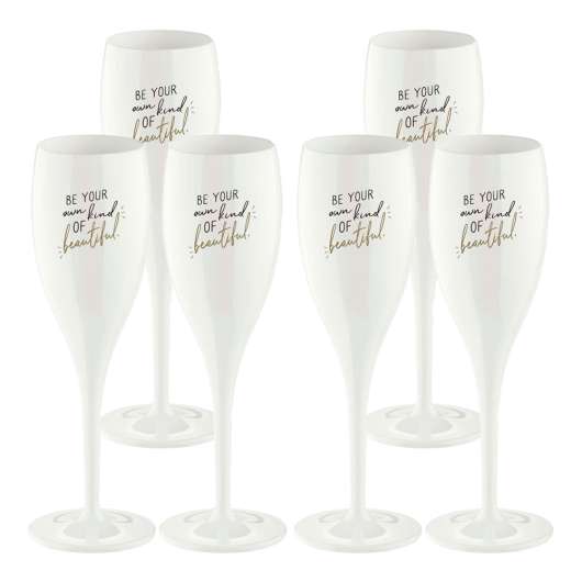 Koziol - Cheers Champagneglas 6-pack: Be your own kind of beautiful