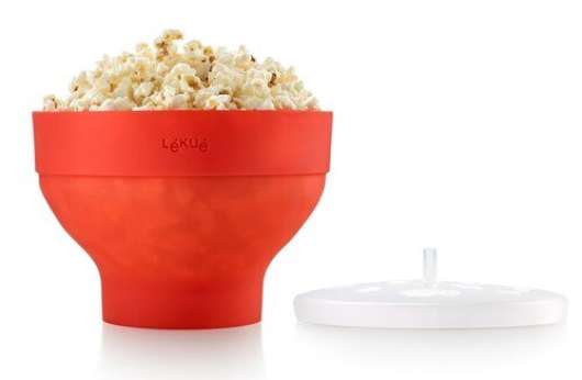 Lékué Popcorn Maker Mikrovågsugn - Röd