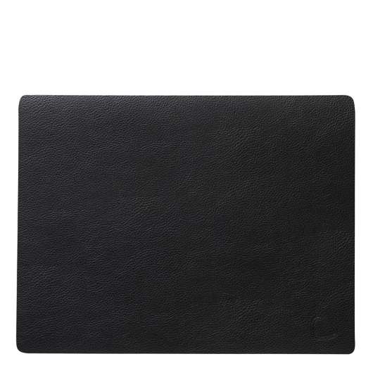 Lind dna - Leather Serene Rectangle Bordstablett M 26,5x34,5 cm Black