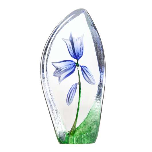Målerås Glasbruk - Floral Fantasy Blåklocka 11,5 cm Blå
