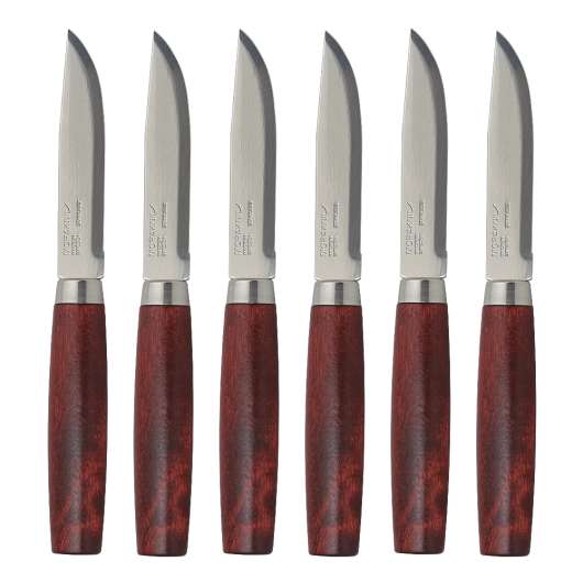 Morakniv - Steak Knife Classic Stekkniv 20,5 cm 6-pack Röd
