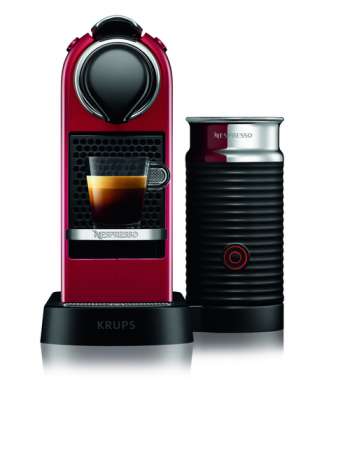 Nespresso Citiz & Milk, 1,0 L. , Red Kapselmaskin - Röd