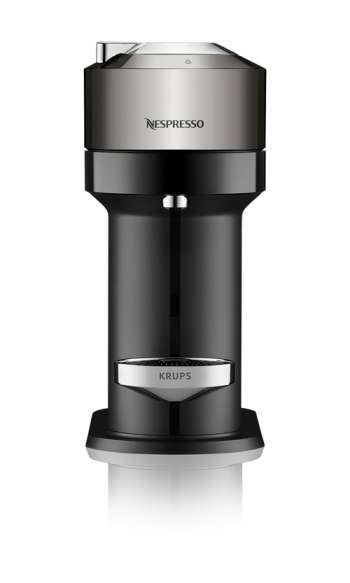 Nespresso Vertuo Next Deluxe, 1,1 L., Chrome Kapselmaskin - Svart/silver