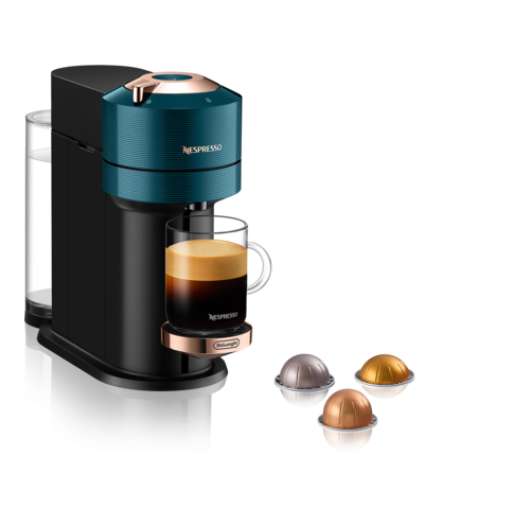 Nespresso Vertuo Next Premium Luxury Teal Kapselmaskin - Blå