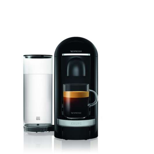 Nespresso Vertuo Plus Deluxe, 1,8 L., Black Kapselmaskin - Svart