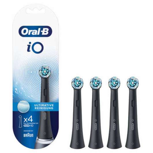 Oral-b Io Ultimate Clean Black 4er Tillbehör Till Tandvård