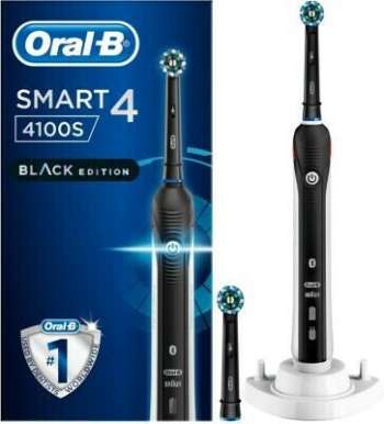 Oral-b Smart 4100s Black Cross Action Eltandborste