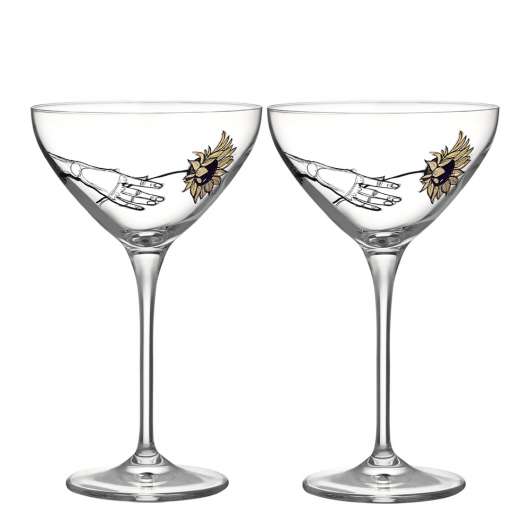 Orrefors - All About You Coupe Champagneglas 32 cl 2-pack All for you