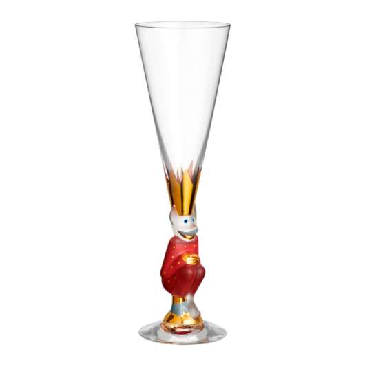 Orrefors - Nobel Champagnedjävul Champagneglas 19 cl Röd
