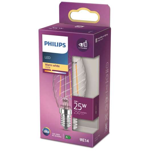 Philips LED Classic 25w norm e14 klar