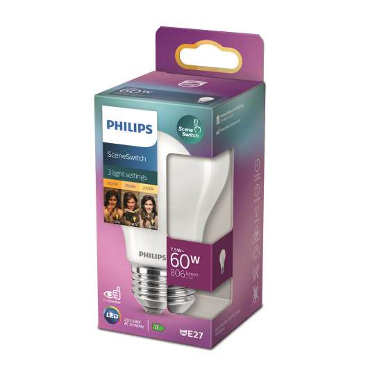 Philips LED Classic ssw 60w norm e27