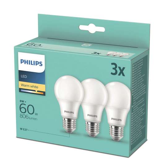 Philips Ljuskälla LED 60W NORM E27 FR