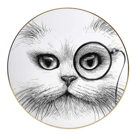 Rory Dobner - Perfect Plate Cat Monocle 21 cm