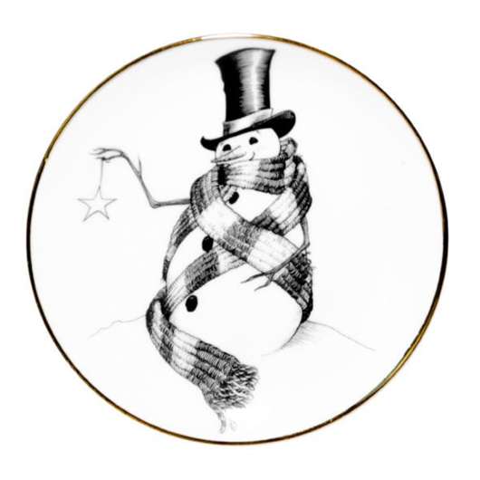 Rory Dobner -  Perfect Plate Snowman 21,5 cm