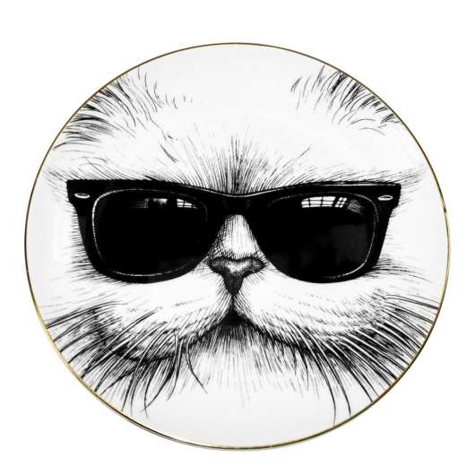 Rory Dobner - Perfect Plate Tallrik Cool Cat 21,5 cm