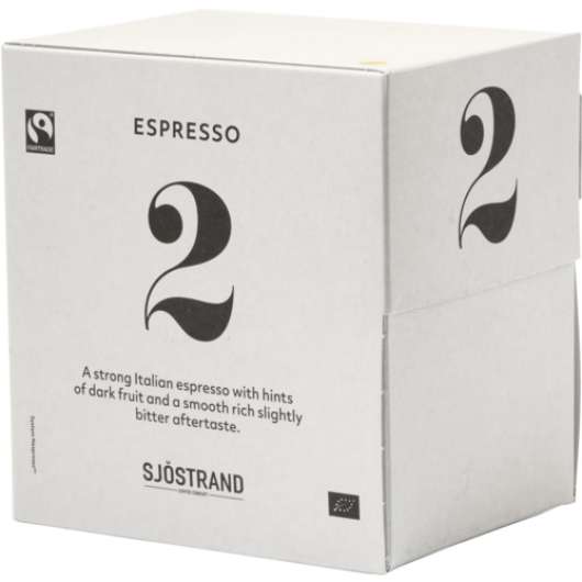 Sjöstrand N°2 Espresso 100 Stk. Kaffe
