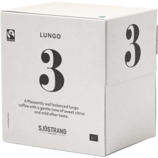 Sjöstrand N°3 Lungo 100 Stk. Kaffe