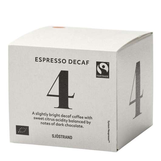 Sjöstrand - N°4 Espressokapslar Decaf 10-pack