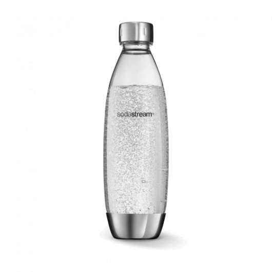 Sodastream - flaska 1L fuse metal. diskmaskinssäker