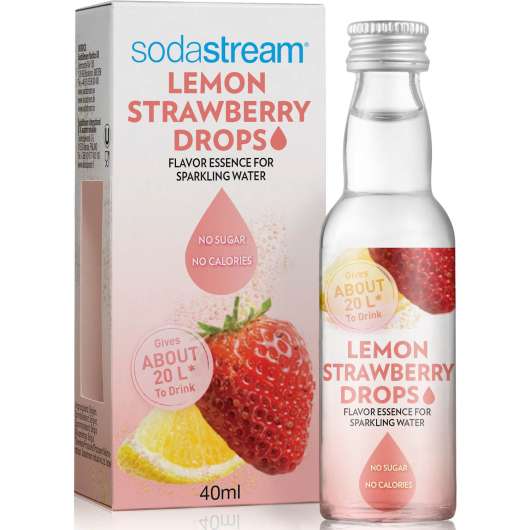 SodaStream Fruit Drops, Lemon Strawberry