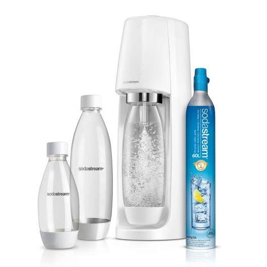 SodaStream SPIRIT WHITE Megapack + 3 fl