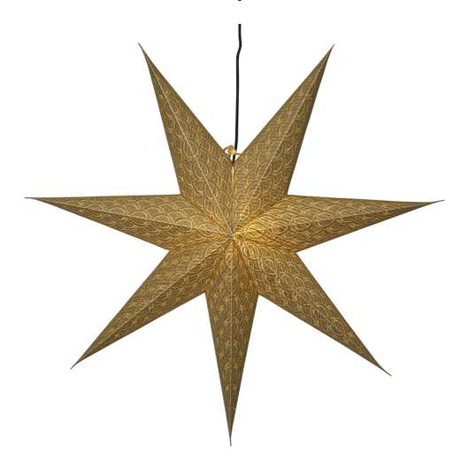 Star Trading - Star Trading Brodie Julstjärna 60 cm Guld